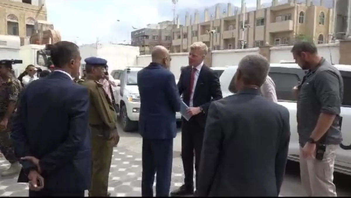 الوسيط الأممي يصل مدينة تعز في زيارة هي الثانية للمدينة المحاصرة