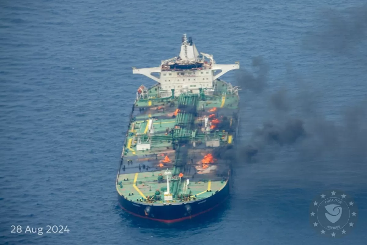 "أسبيدس" تعلن استعدادها لتيسير عملية إنقاذ ناقلة سونيون الجانحة في البحر الأحمر