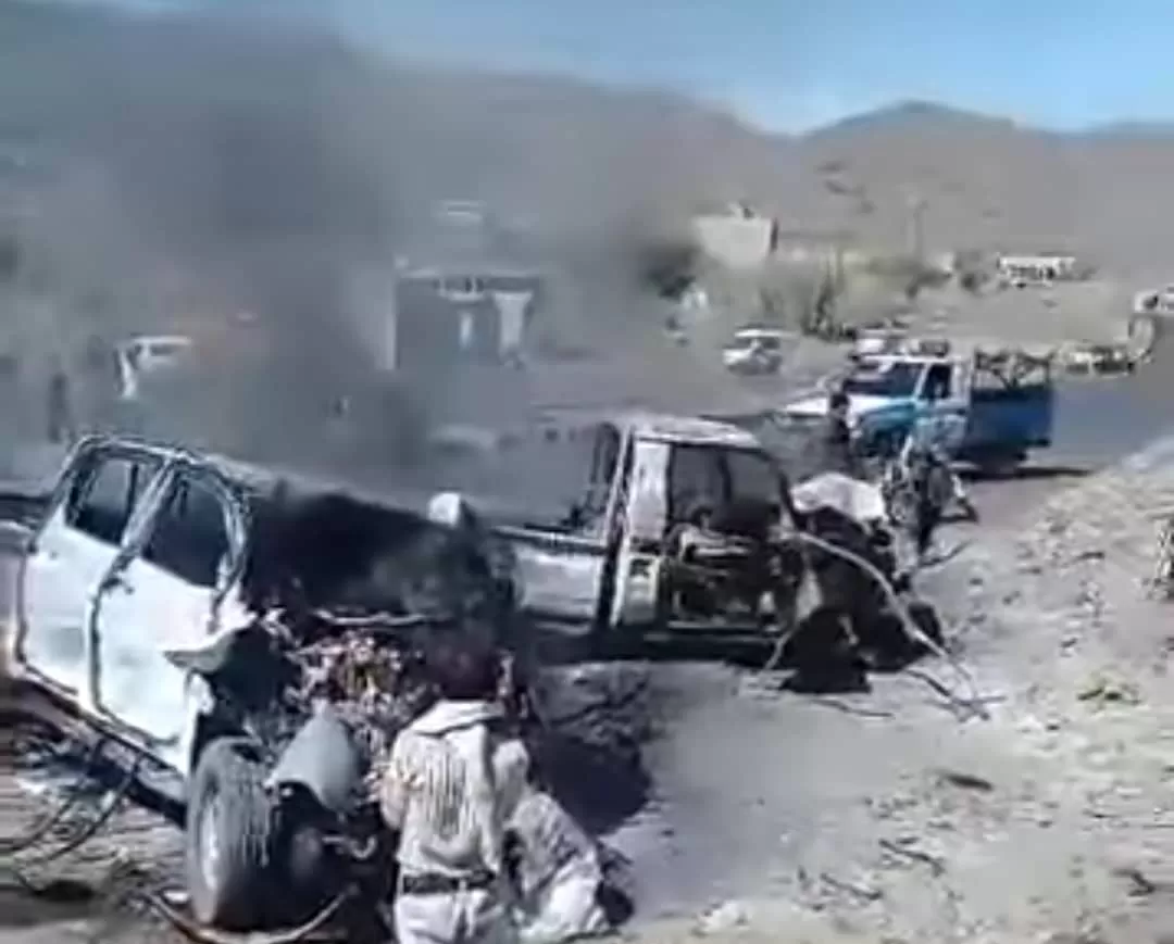 قتلى وجرحى من عناصر الحوثيين في حادث مروري  شمال غرب تعز