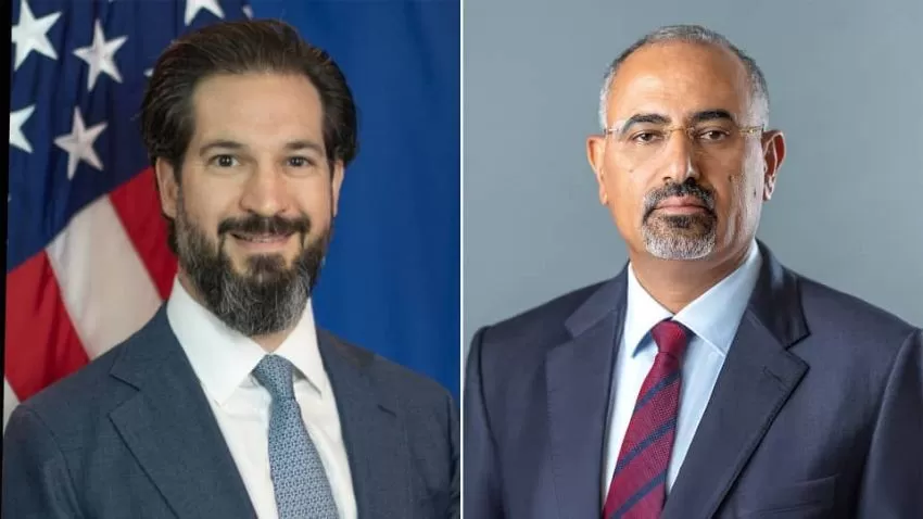 عضو الرئاسي يبحث مع السفير الأمريكي استئناف تصدير النفط ودعم الإصلاحات الاقتصادية