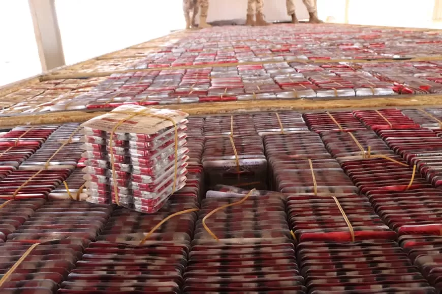 إحباط تهريب 8 أطنان من المخدرات في الوديعة واتهامات للحوثي بتصدير السموم للمنطقة