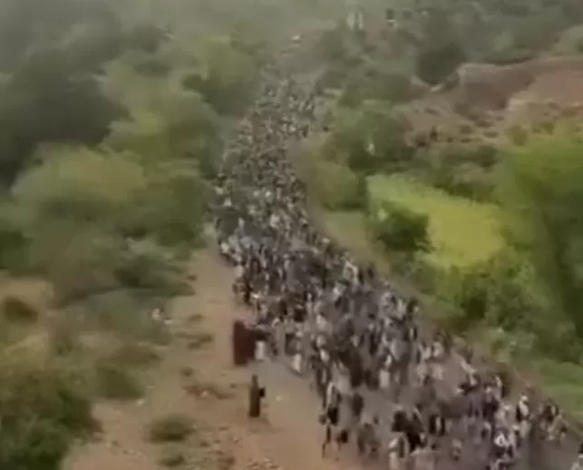 احتجاجات شعبية غاضبة في ذمار عقب مقتل مواطن تحت التعذيب