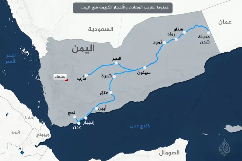 تحقيق: اليمن يخسر ملايين الدولارات سنويا بسبب شبكات تهريب المعادن والأحجار الكريمة