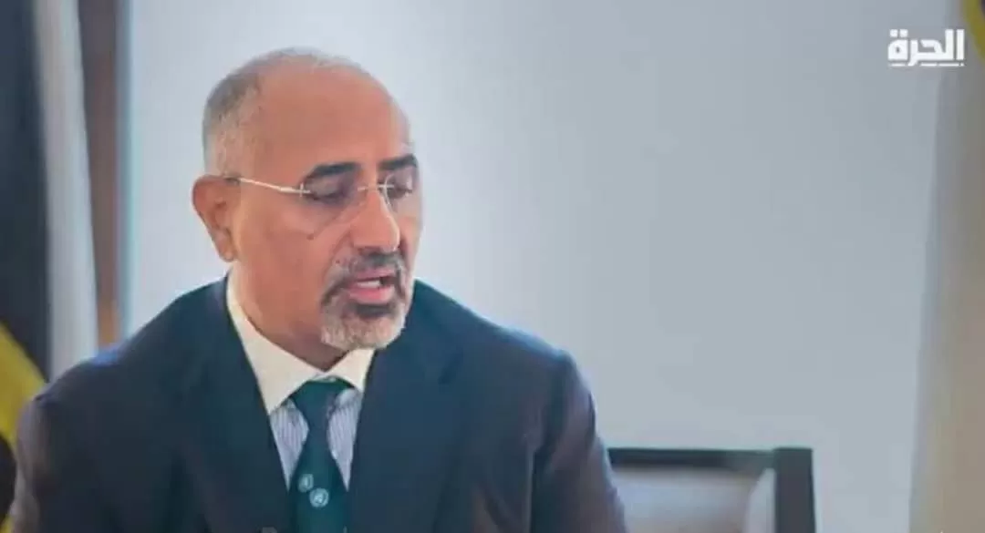 "الزُبيدي" يثير الجدل في مقابلة تلفزيونية بتصريحات حول مأرب وتعز