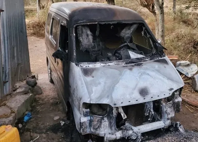إحراق مركبة تابعة لأحد المواطنين في إب وسط انفلات أمني بمناطق الحوثيين