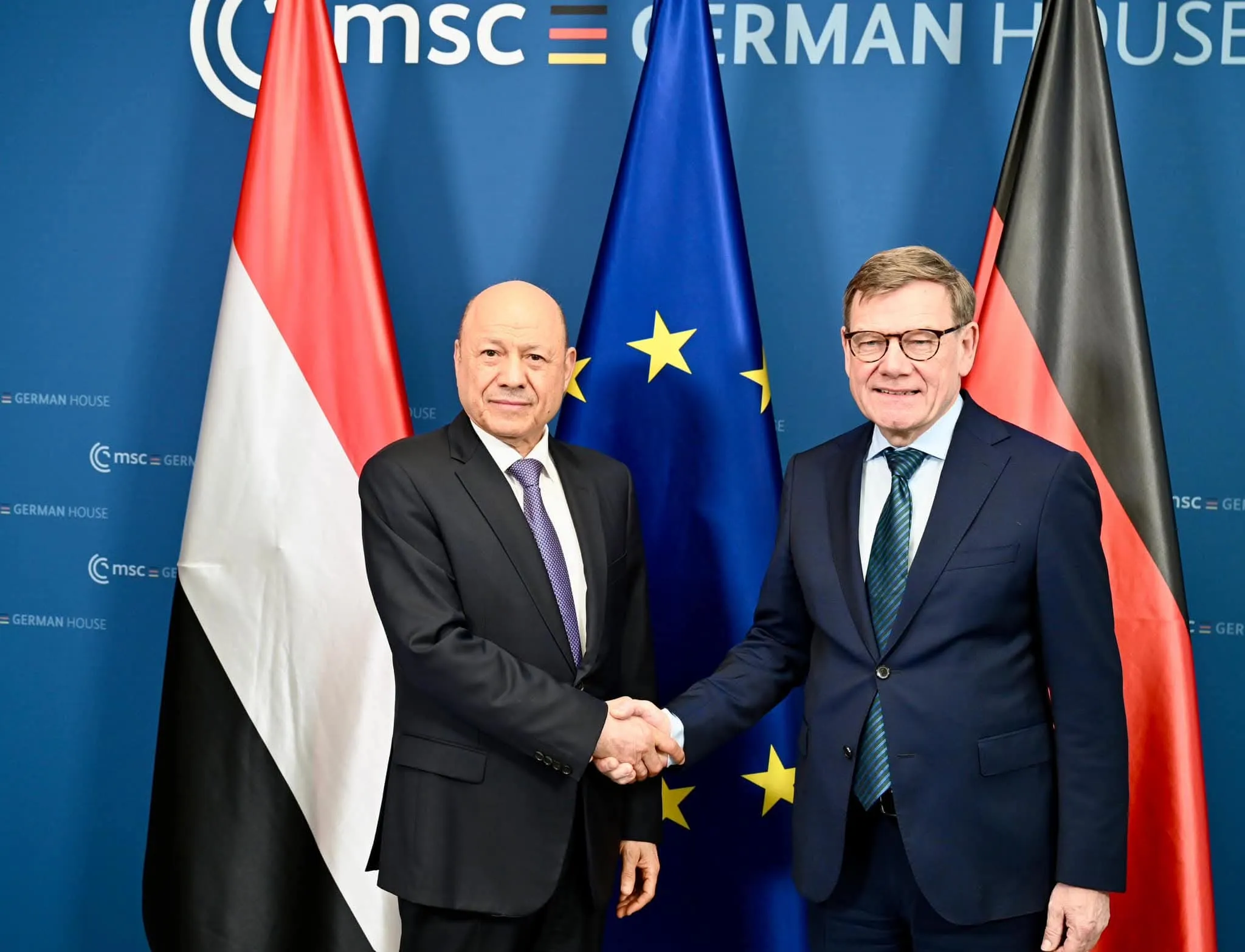 زلة بروتوكولية للقاء الرئيس العليمي بوزير الخارجية الألماني تثير التساؤلات