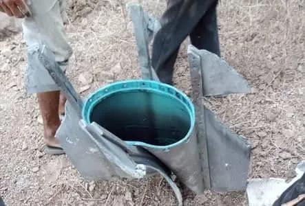 سقوط صاروخ أطلقه الحوثيون في حي سكني بذمار