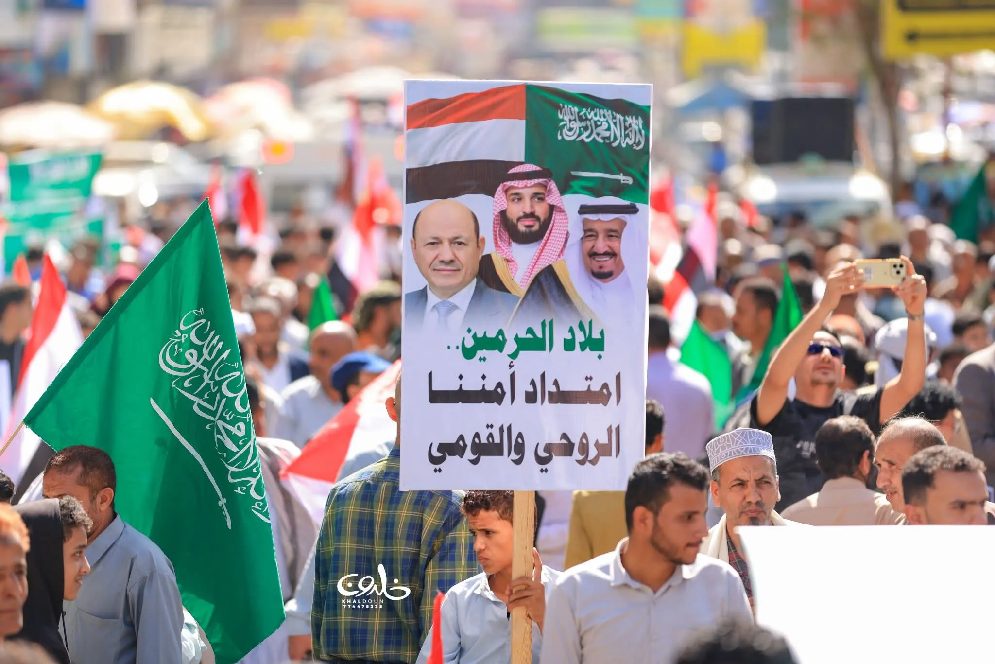 إشادات سعودية ويمنية بموقف تعز الداعم للمملكة والمندد بالهجمات الإيرانية (تفاصيل)