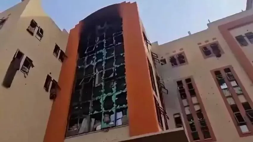 إسرائيل تقصف مستشفى "اليمن السعيد" في مدينة جباليا شمال غزة