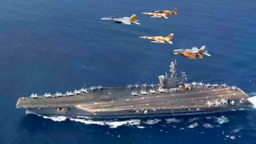 البنتاغون ينقل حاملة الطائرات "أيزنهاور" من البحرين إلى خليج عدن